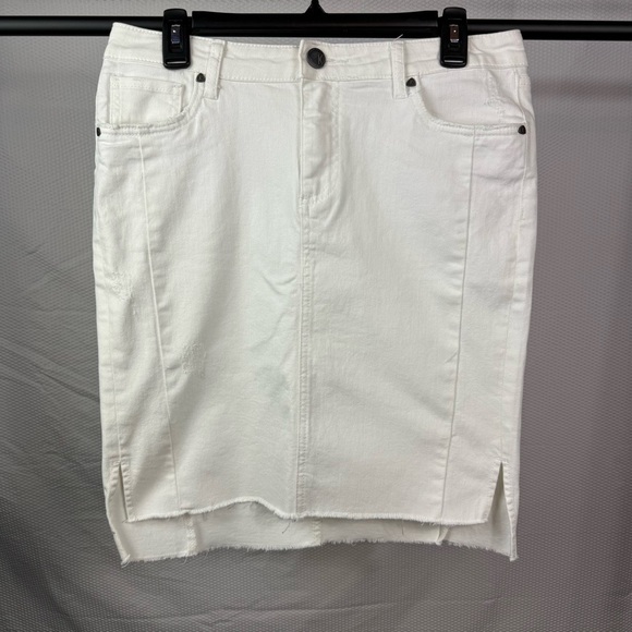Kut from the Kloth Connie White Pencil Skirt Size 10 - Picture 2 of 8